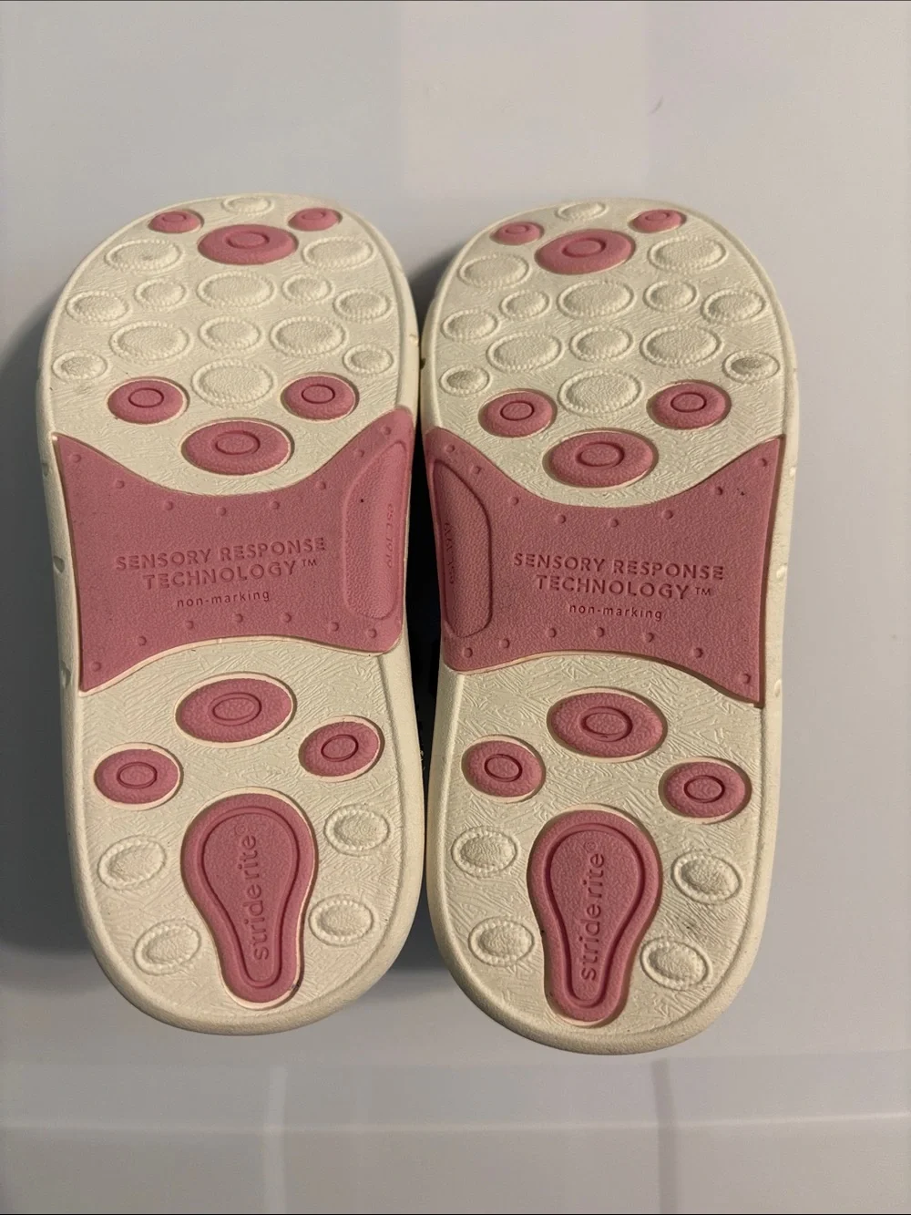 Kids Tan Stride rite shoes - Lightweight T‑Strap Comfort